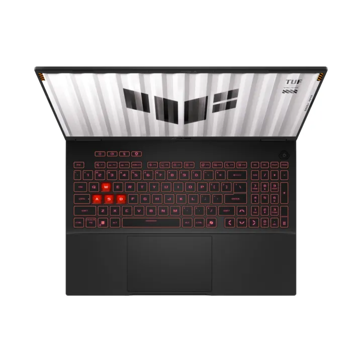 ASUS TUF Gaming A16 FA608UHI-TU124W Jaeger Gray — keyboard view